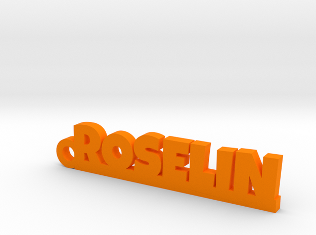 ROSELIN Keychain Lucky in Orange Processed Versatile Plastic