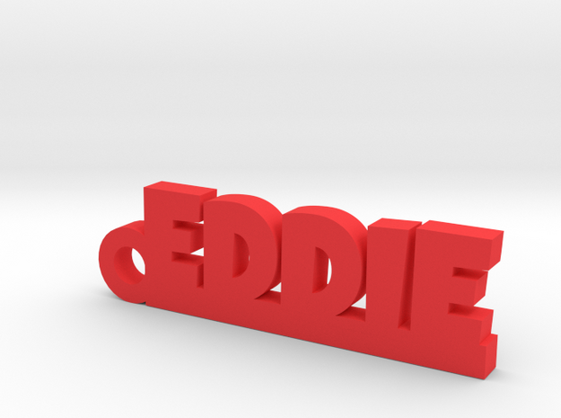 EDDIE Keychain Lucky in Red Processed Versatile Plastic