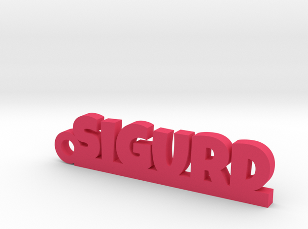SIGURD Keychain Lucky in Pink Processed Versatile Plastic