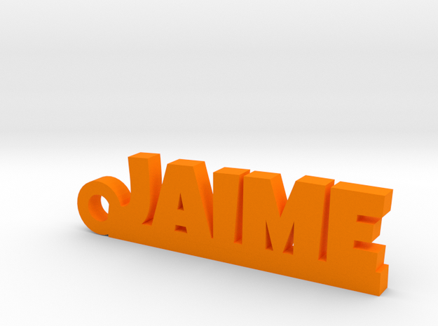 JAIME Keychain Lucky in Orange Processed Versatile Plastic