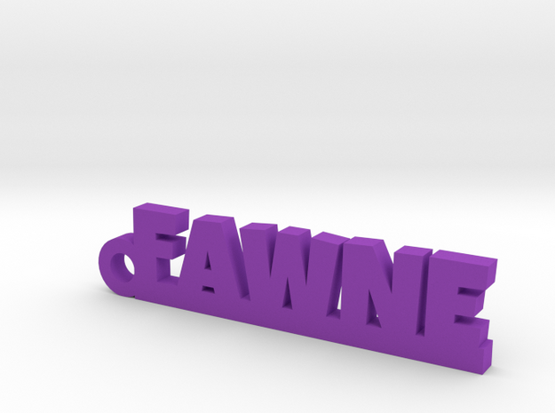FAWNE Keychain Lucky in Purple Processed Versatile Plastic