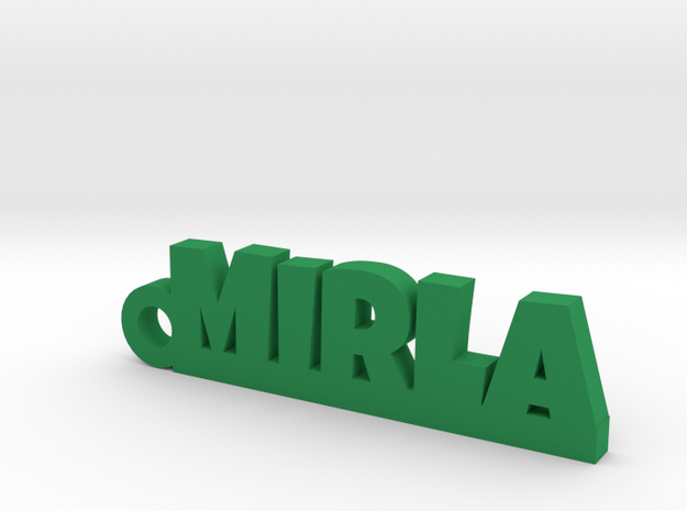 MIRLA Keychain Lucky in Green Processed Versatile Plastic