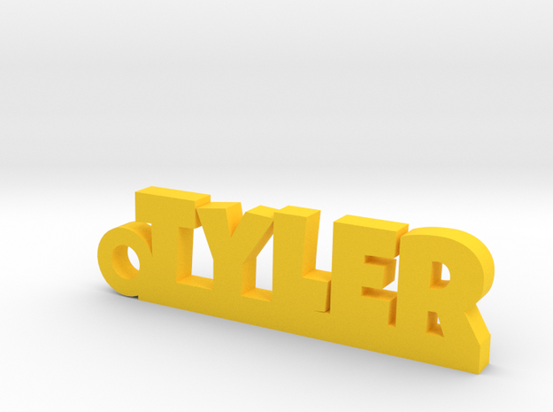 TYLER Keychain Lucky in Yellow Processed Versatile Plastic