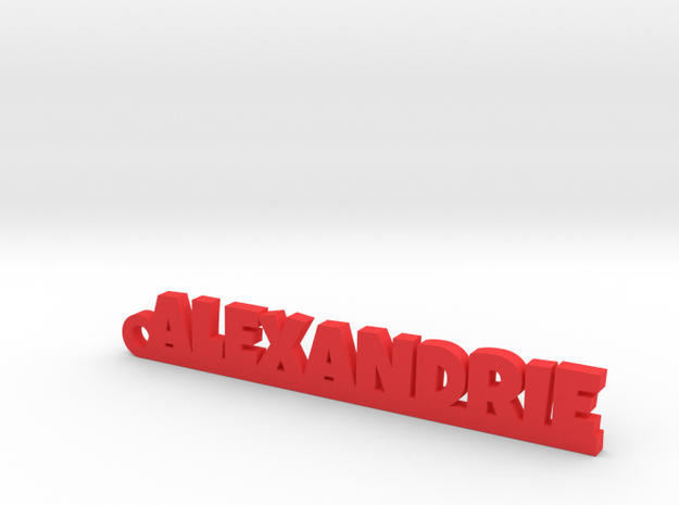 ALEXANDRIE Keychain Lucky in Red Processed Versatile Plastic