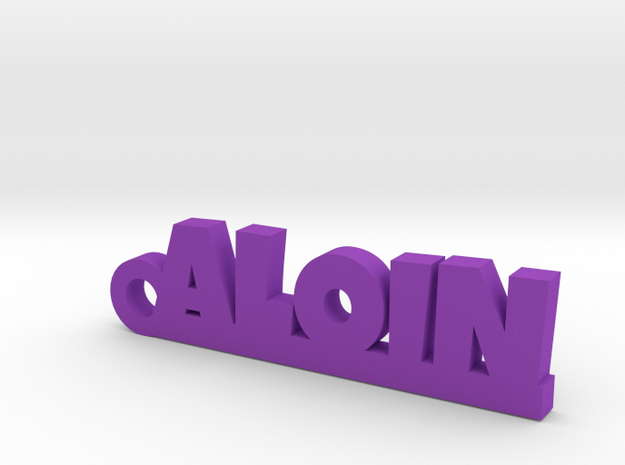 ALOIN Keychain Lucky in Purple Processed Versatile Plastic