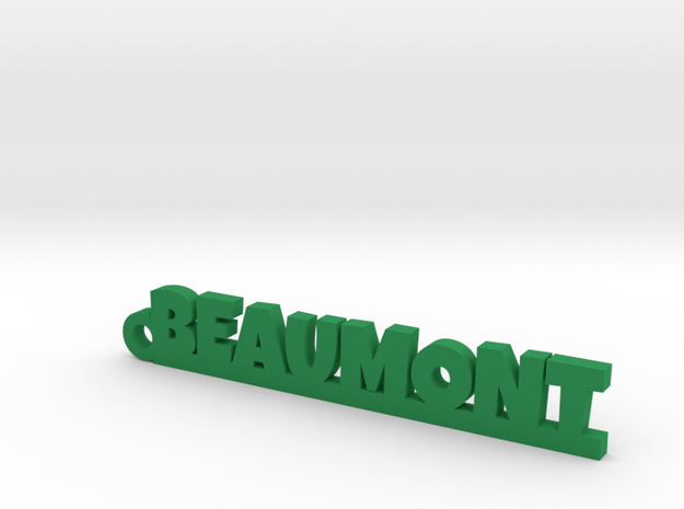 BEAUMONT Keychain Lucky in Green Processed Versatile Plastic