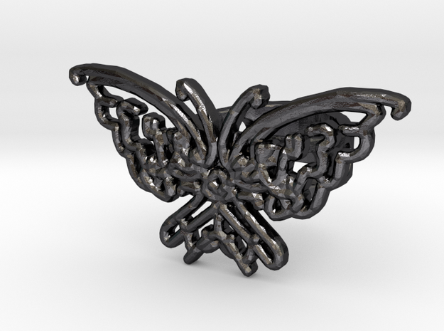 FLY RING3 in Polished and Bronzed Black Steel