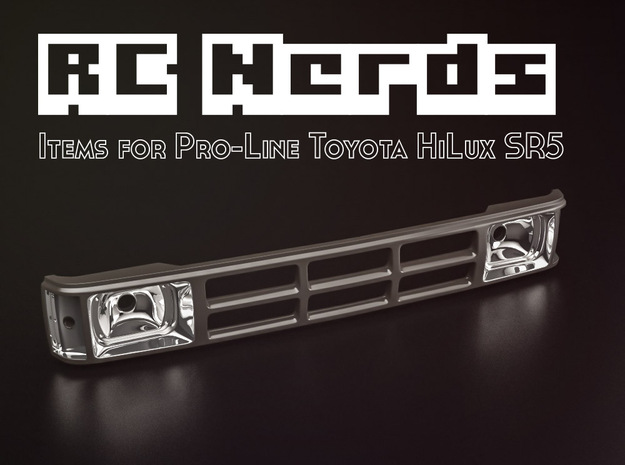 RCN001 Grill for Pro-Line Toyota SR5  in White Natural Versatile Plastic