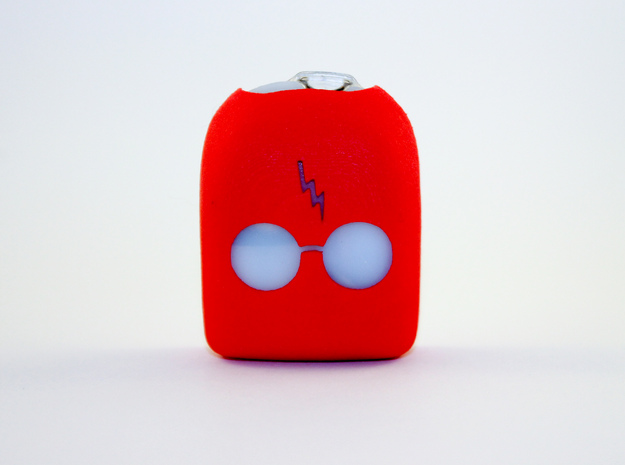 Harry Podder - Omnipod Pod Cover in Red Processed Versatile Plastic