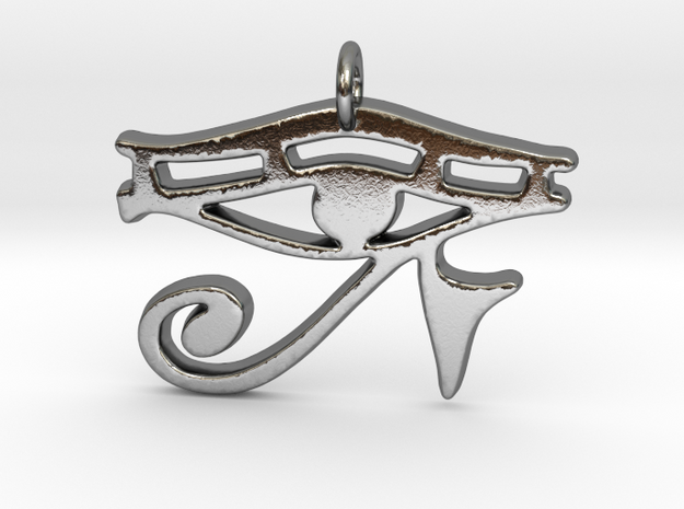 Eye of RA in Polished Silver