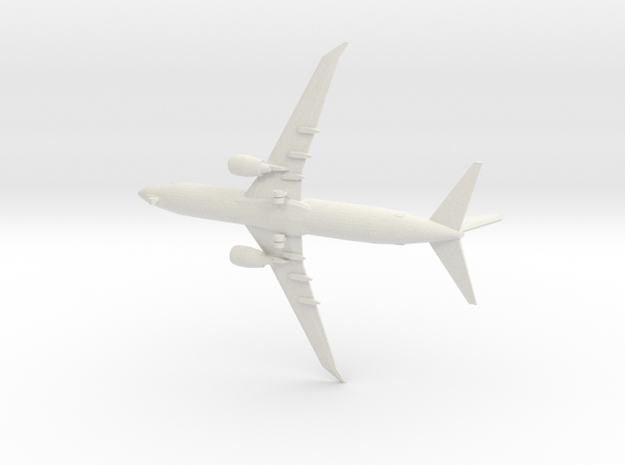 1/350 Boeing 737-800 (Gear Down) in White Natural Versatile Plastic