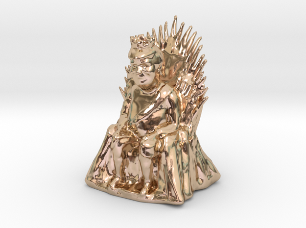 Donald Trump as Game of Thrones Character in 14k Rose Gold: Small