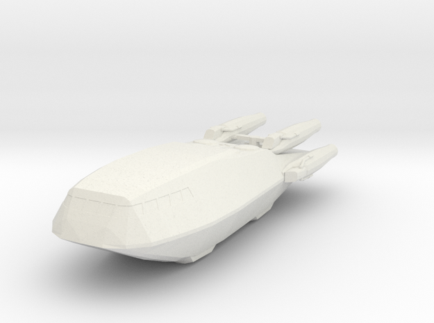 Shuttle (Battlestar Galactica TRS), 1/270 in White Natural Versatile Plastic