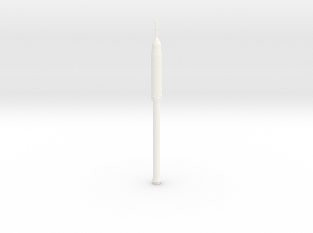1/800 Scale Ares 1 Rocket in White Processed Versatile Plastic