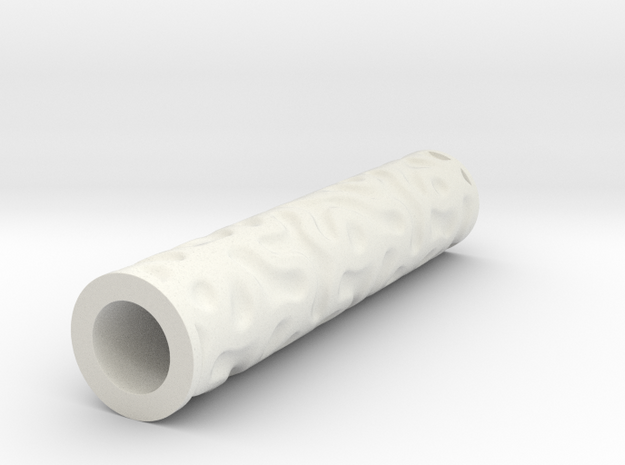 Artisan Mini Key Ring Pen Tube gyroid in White Natural Versatile Plastic