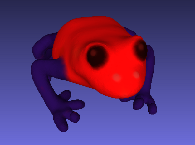 Strawberry Poison Dart Frog in Full Color Sandstone