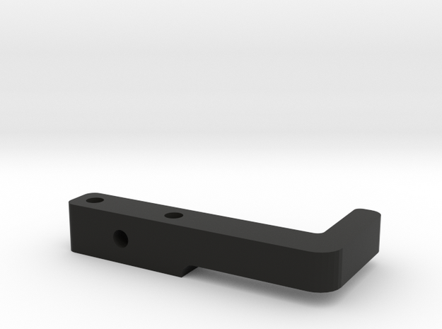 Xray T4 Tapeless Lipo Holder - Rear in Black Natural Versatile Plastic