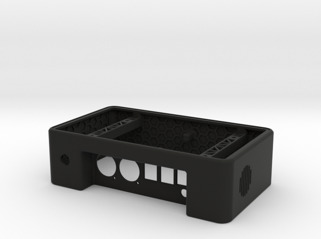 Raspberry Pi Network Player Box in Black Natural Versatile Plastic