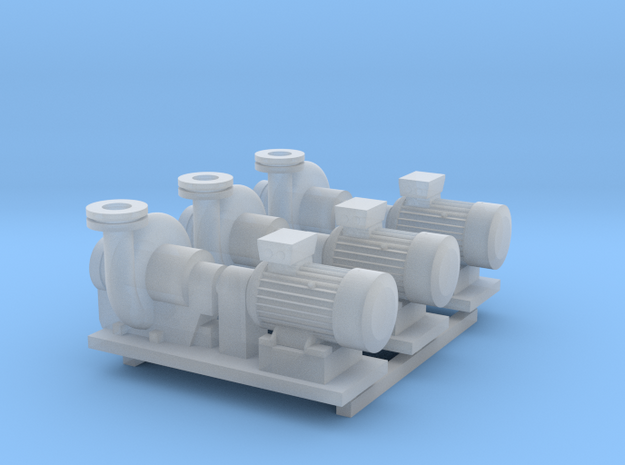 Centrifugal Pump #2 (Size 3 3pc) in Tan Fine Detail Plastic