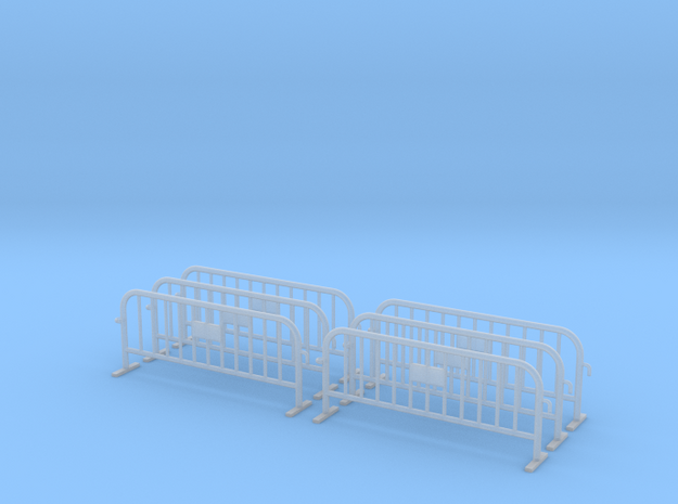 6x PACK 1:50 Small construction fence / Bauzaun in Tan Fine Detail Plastic