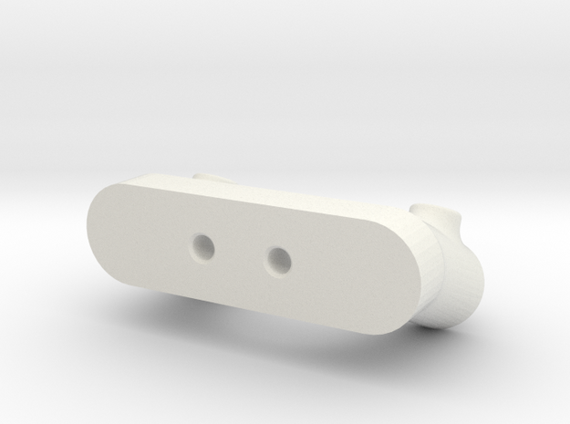 BP8 Crash Bar Holder / Sturzbügelhalter in White Natural Versatile Plastic