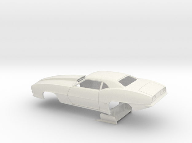 1/8 Pro Mod 69 Camaro in White Natural Versatile Plastic