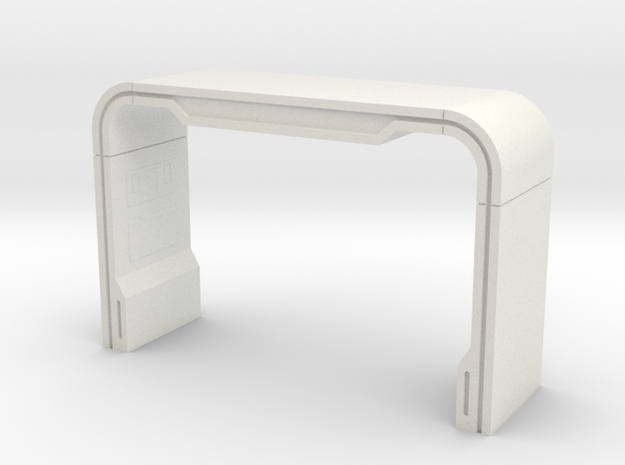 Holo Deck Arch (Star Trek Next Generation) in White Natural Versatile Plastic: 1:30