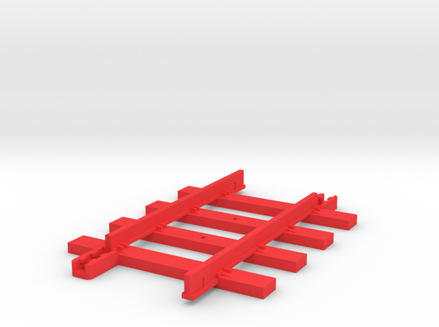Tri-ang Big Big Train Track 4 Sleepers in Red Processed Versatile Plastic
