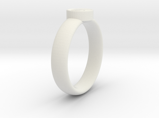 Ring - Windows Logo in White Natural Versatile Plastic