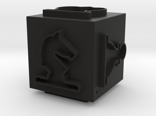 Cube Set-02 (repaired) in Black Natural Versatile Plastic