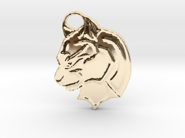 Panther in 14K Yellow Gold: Small