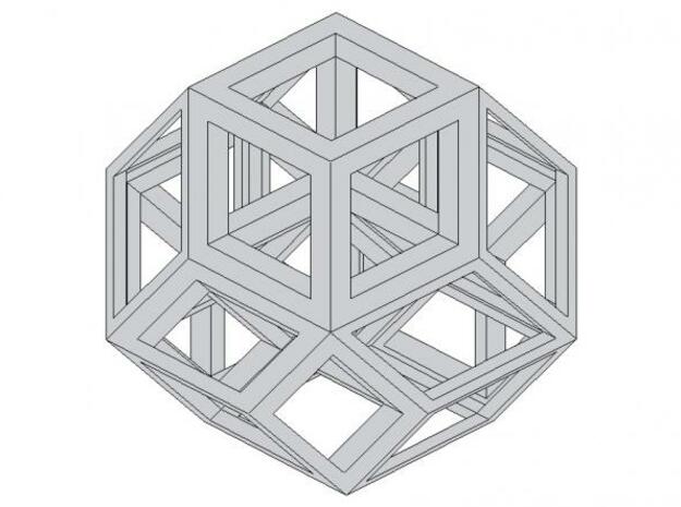 Aurels Puzzle in White Processed Versatile Plastic