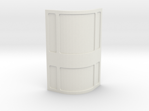 Wall, Corner, Convex (Space: 1999), 1/30 in White Natural Versatile Plastic