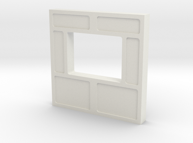 Wall, Interior, Window - Small (Space: 1999) 1/30 in White Natural Versatile Plastic