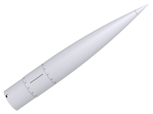 IQSY Tomahawk BT50 Nose Cone in White Natural Versatile Plastic