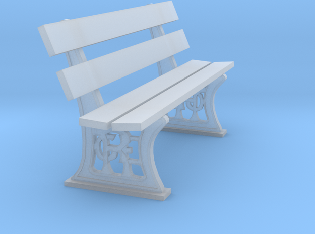 GER Bench 4mm scale in Smooth Fine Detail Plastic