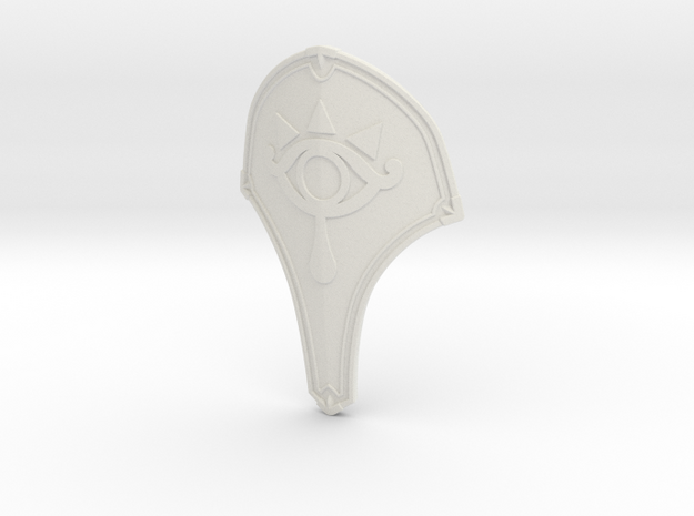 "BotW" Shield of the Mind's Eye in White Natural Versatile Plastic: 1:12