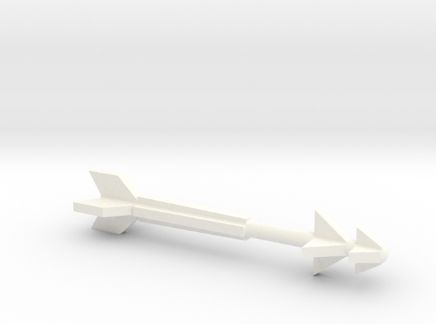 1/87 Scale Python-5 Missile in White Processed Versatile Plastic