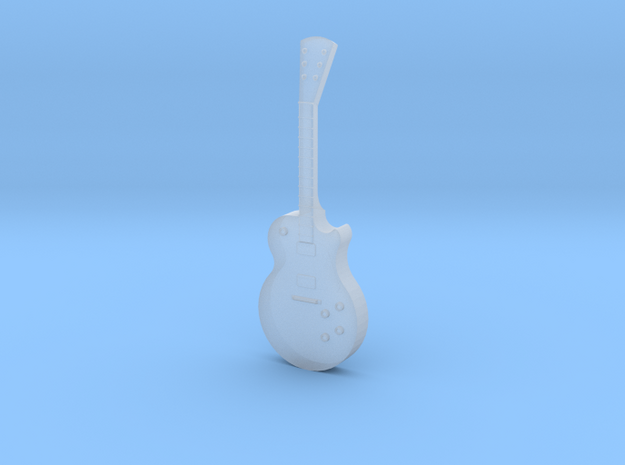 1/24 Scale Electric Guitar 1 in Tan Fine Detail Plastic