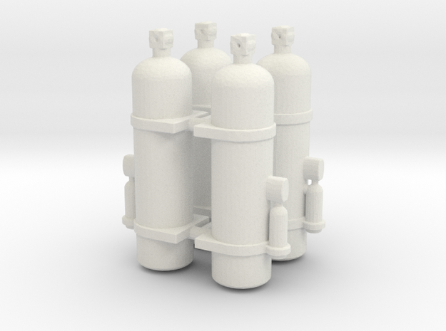 Fire Extinguisher 1/25 X4 V1 in White Natural Versatile Plastic