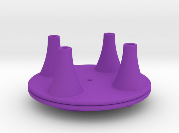 Tingling Toy Bottom in Purple Processed Versatile Plastic