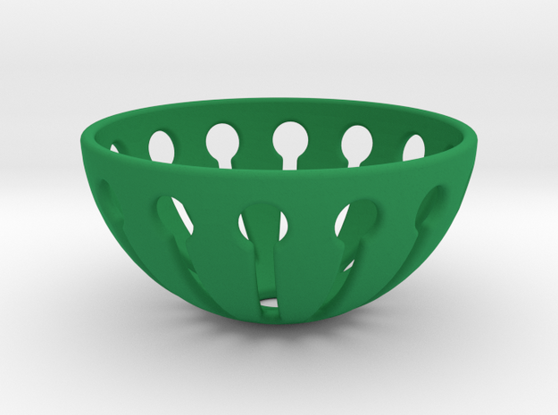 Tingling Toy Balls Basket  in Green Processed Versatile Plastic