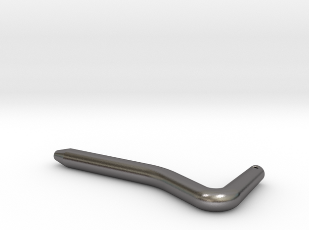 T34 Sunvisor arm in Polished Nickel Steel