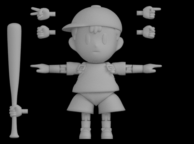 Ness Super Poseable Action Figure Kit Ver. 2