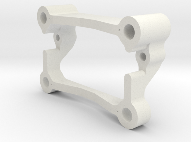 MO5-1.1|TL-01|Rear brace an stabiliser mount  in White Natural Versatile Plastic