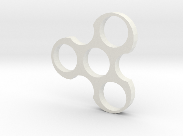Spinner in White Natural Versatile Plastic