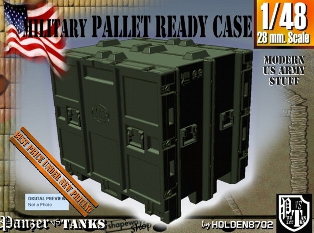 1-48 MM08 Pallet Ready Case in Green Processed Versatile Plastic