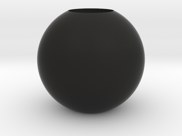 Acoustic Sphere (12.8mm mic) (32mm diameter) in Black Natural Versatile Plastic