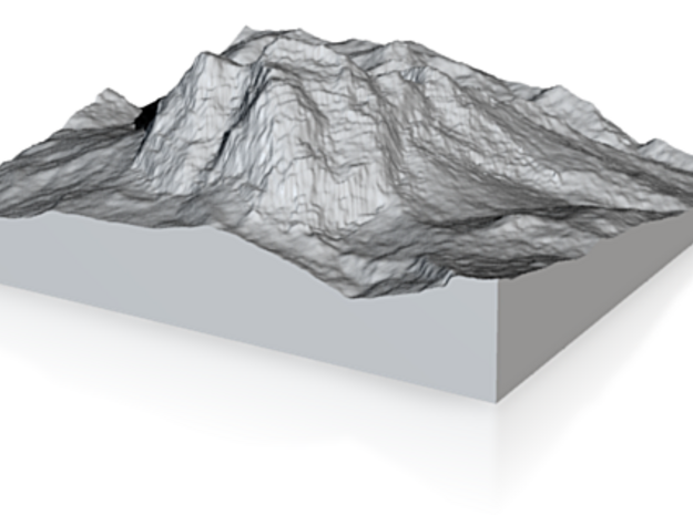 Model of Monte Pelmo in Natural Sandstone