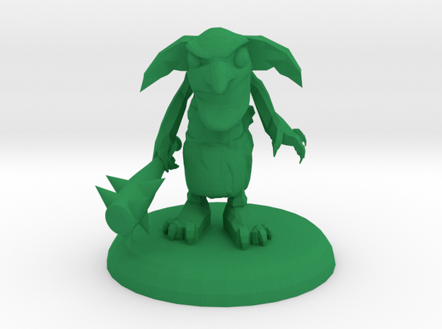 FRED THE GOBLIN in Green Processed Versatile Plastic
